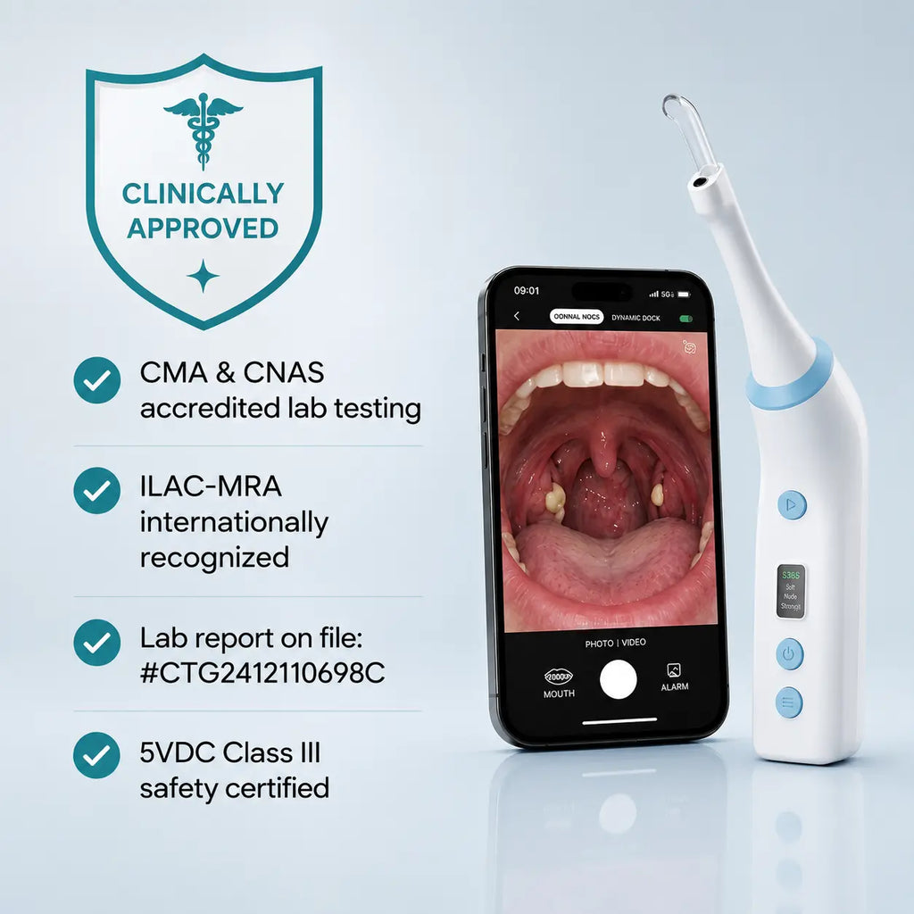 AURYX Tonsil Stone Remover with Camera