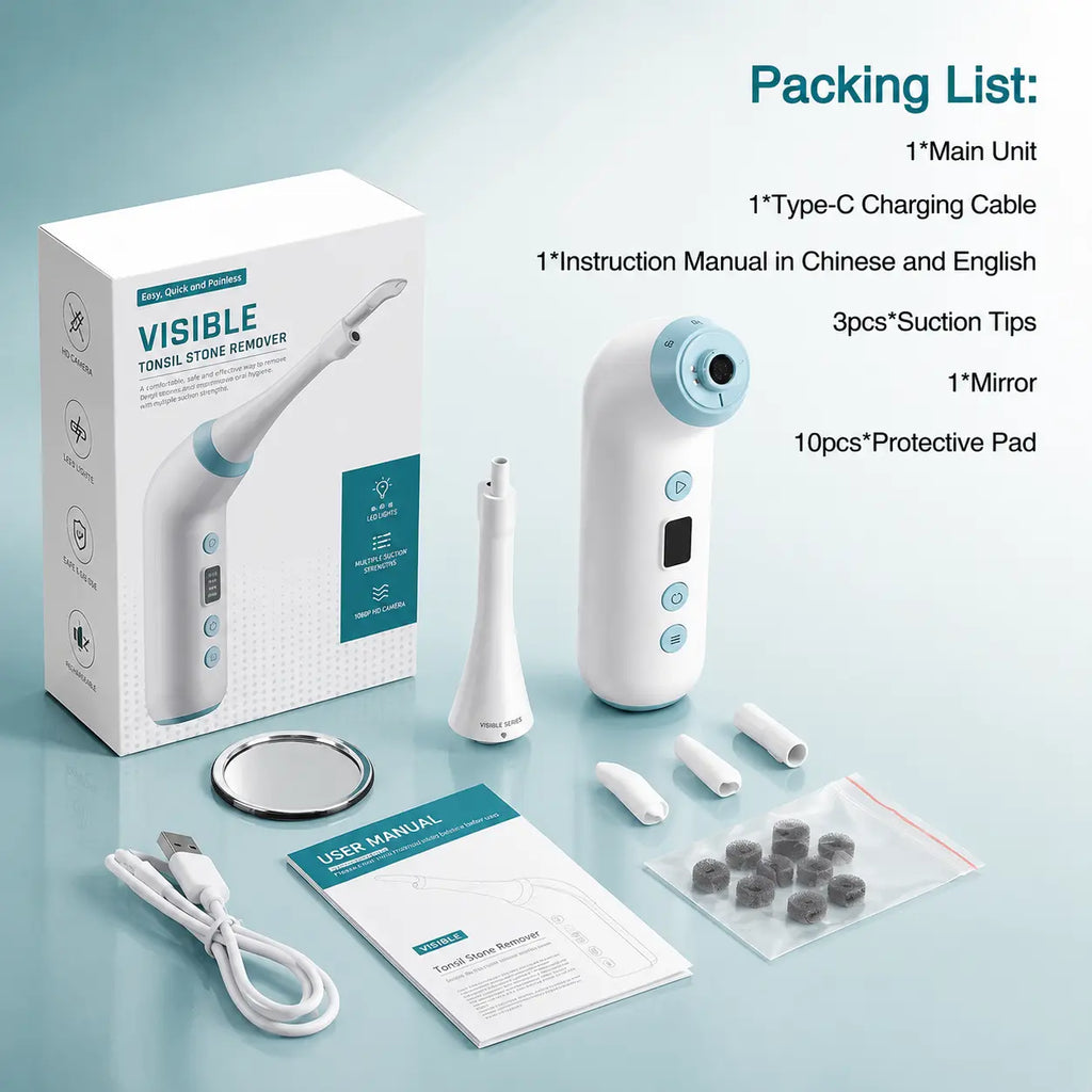 AURYX Tonsil Stone Remover with Camera